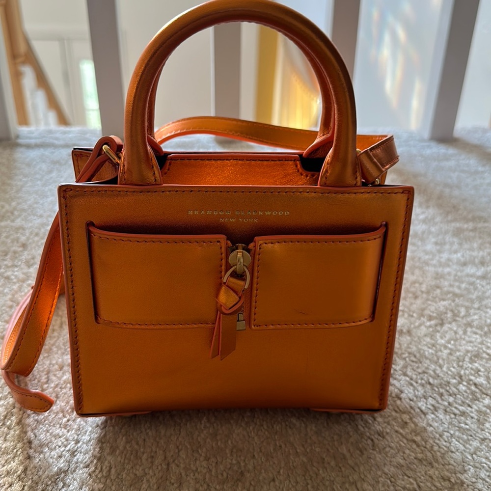 Orange Metallic Kuei Bag